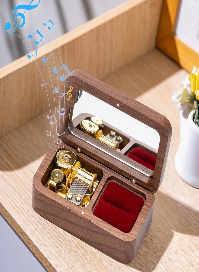 BELLA GLOBE Music Box Plays Hary Poter Hedwig's Theme Music Vintage Windup Solid Wood Jewelry Music Box Valentine's Day Gift Christmas Birthday Gifts for Lovers - Image 2